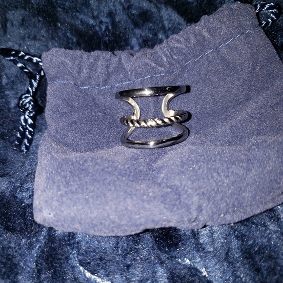 NWT QVC Stainless Steel Ring